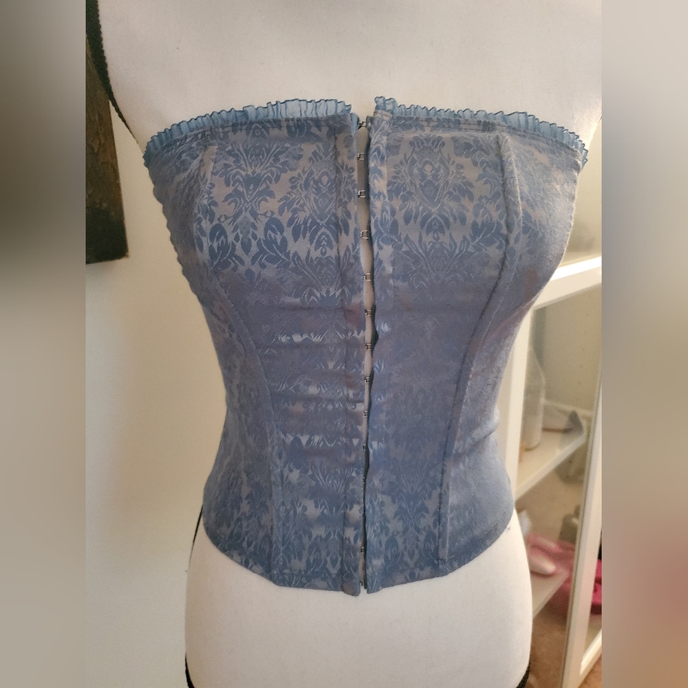 Papaya Y2K Blue Corset